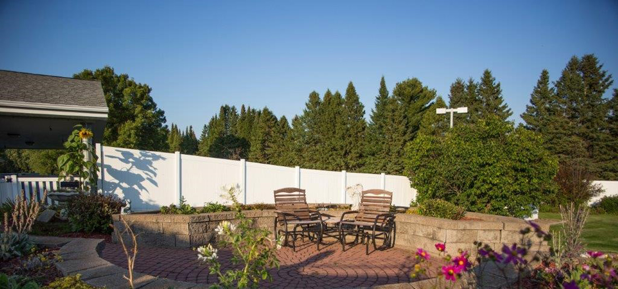 Patio with chairs