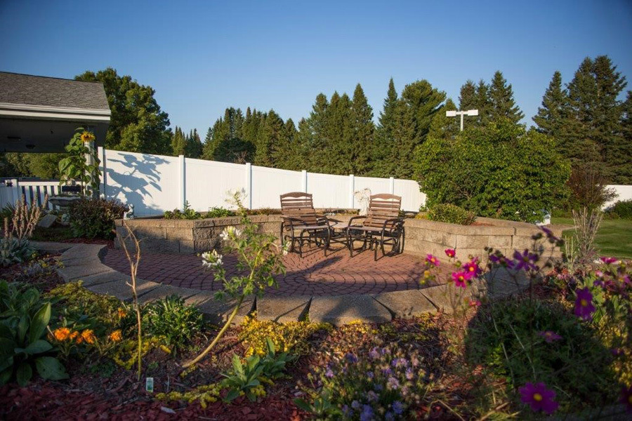 Outdoor sitting area